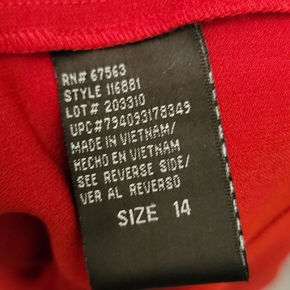 S.L.FASHIONS SLEEVELESS INVIBLE ZIPPER DOWN BACK DRESS - Picture 15 of 16